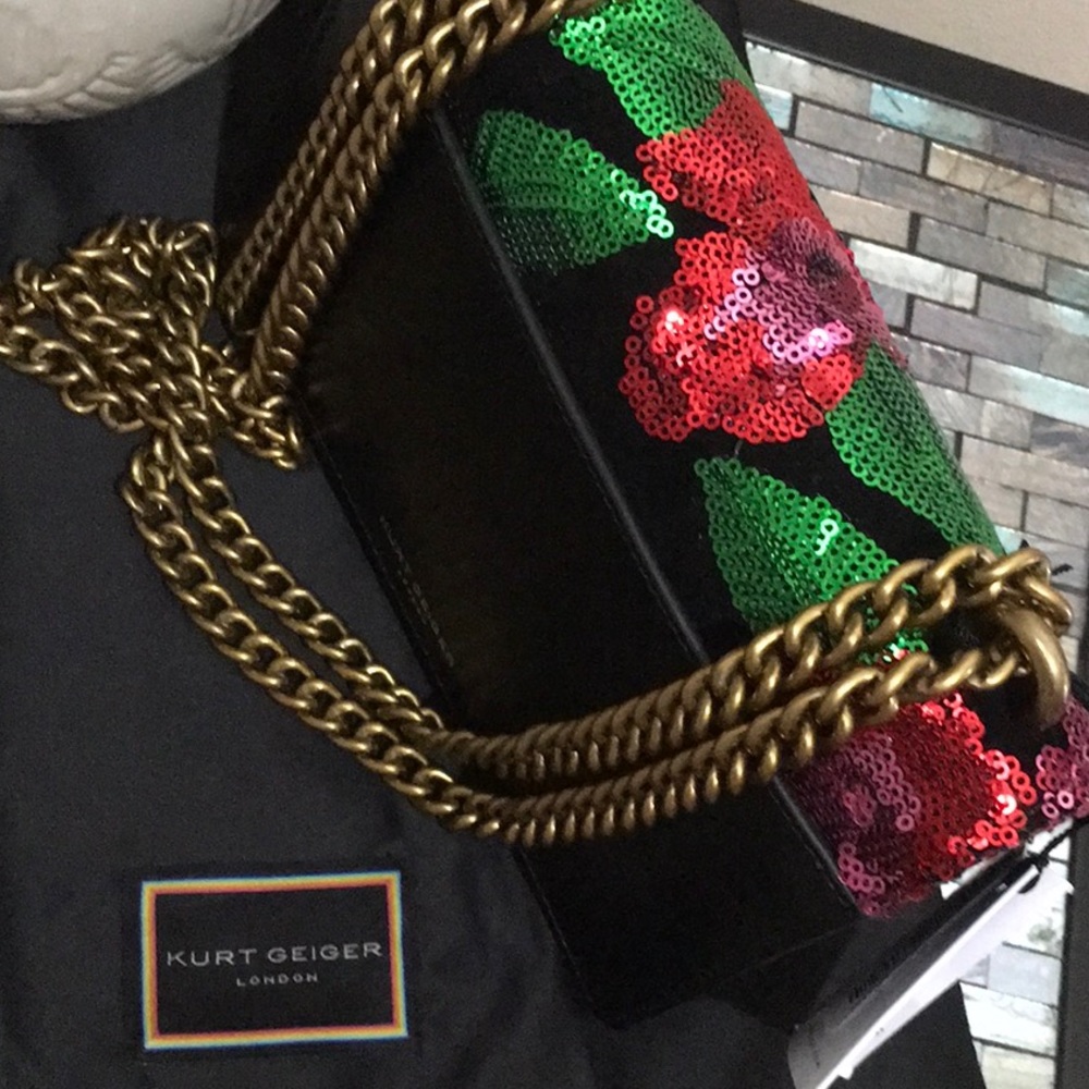 - Kurt Geiger London Kurt Geiger London
Shoreditch Floral Sequin Small Cro… - Picture 6 of 16